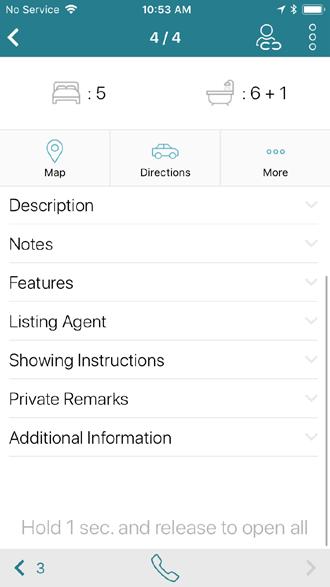 Navigating Listings Listings are at the core of Navica Mobile Plus.