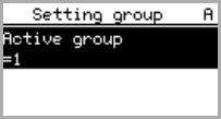 The active setting group can be changed by the IED application or manually from the menu. To change the active setting group via the LHMI: 1.