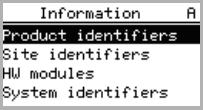 Section 4 Using HMI locally or via web interface 1MRS756376 You must be logged in and authorized to control the IED. 4.1.5 Identifying the device The IED information includes detailed information about the device, such as revision and serial number.