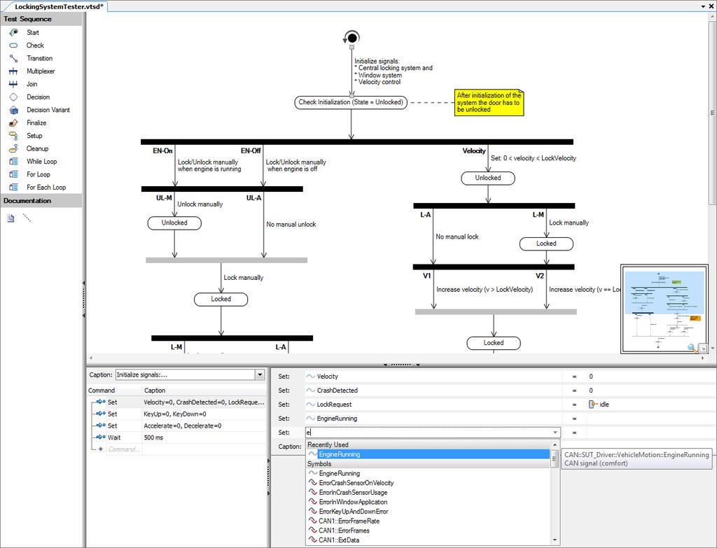 Test Design Editors 3.4 Test Diagram Editor Overview Features User interface The Test Diagram Editor can be used to define tests in a graphical way.