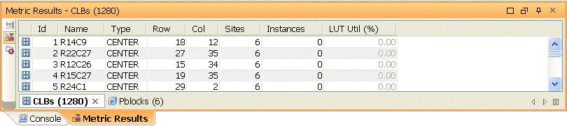 R Using Common Popup Menu Commands Using the Metrics Results View After you select the Show command, the metric results are displayed in the bottom view.