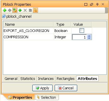 R Manipulating Pblocks The Attributes tab The Attributes tab of the Pblock Properties view is described in the next section.