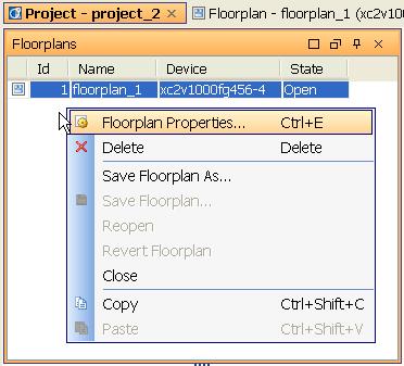 R Managing Floorplans Floorplans View. You can also display information about the Floorplan in the Floorplan Properties view.