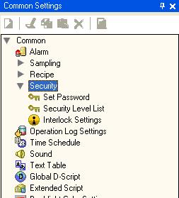 Set Up GP-Viewer EX and Set Security Function (1) Set up GP-Viewer EX using GP-Pro EX 1) Create screen data on GP-Pro EX and save it.
