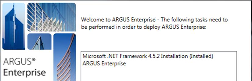 Installation Instructions ARGUS Enterprise Download ARGUS Enterprise 11.7.0 from http://www.argussoftware.com/support. When prompted, Run or Save the installation program, AE_Setup.exe.