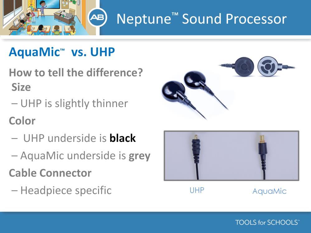 Speaker s Notes: The AquaMic and UHP designs are similar.