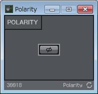 Polarity Polarity This inverts the polarity of the input signal, and outputs the result.