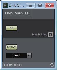 Even if you change a parameter that is registered to the parameter link group, the change does not affect the link master parameters.