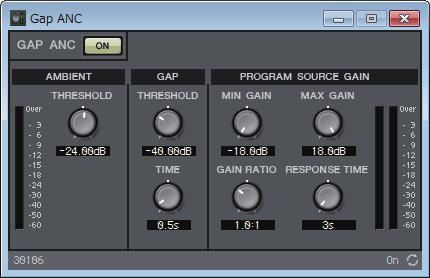 Ambient Noise Compensator editor Ambient Noise Compensator editor Here you can make settings related to ANC.