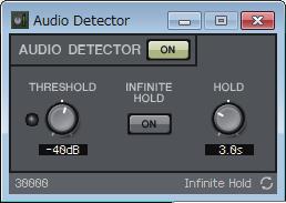 Audio Detector Audio Detector Audio Detector is a function that detects audio signals.
