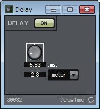 Delay Delay In a sound system that includes multiple speaker units, it may appear to a listener that the voice of the person talking is originating from a nearby speaker unit, rather than from the