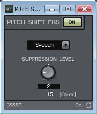 Pitch Shift FBS component editor NOTE HINT If you don t notice any result, it may be that detection has failed. Click the [CLEAR] button to discard the detection result.