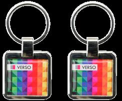 Square Size of the key ring: Metal 71 x 35 x 7.5 mm 28.6 x 25.