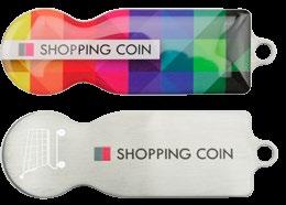 DEONET USB Eco Wood or DEONET Eco Pen Shopping Coin Diameter: