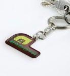 doming on both sides Any shape available Key Ring Flex Vinyl with acrylic