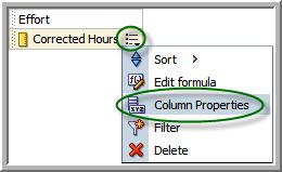 Exercise 1d: Formatting table data Cornell s OBIEE Developers have already assigned a default data format for the Corrected Hours column, in this case, no decimal places, and with commas.