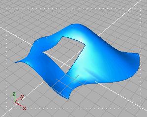 Section 4 Close hole Closes a hole in a NURBS surface where the hole is defined as a loop of at least three edges. How to use 1.
