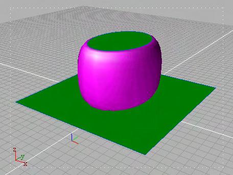 Modeling Surfaces The following figures show how it is possible to modify the blended surface