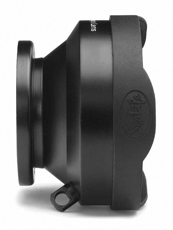 SeaLife 24mm wide-angle lens (item # SL970) 2 4 3 Lens parts: 1 - Objective lens 2 - Rubber lens hood 3 - Water drainage holes 4 - Snap-on port