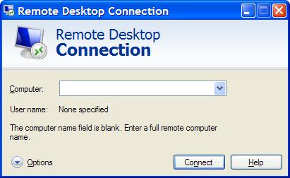 Remote Desktop in Windows: Click Start, select All Programs Windows XP: Choose Accessories > Communications
