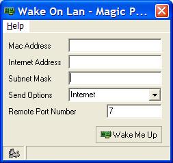 Using Wake on LAN Wake on LAN enables you to power up your office PC remotely meaning that you do not have to leave your office PC switched on and are effectively saving power.