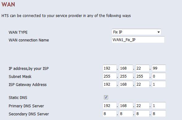 . KX-HTS8 SIP common Network settings LAN:9.8.0.