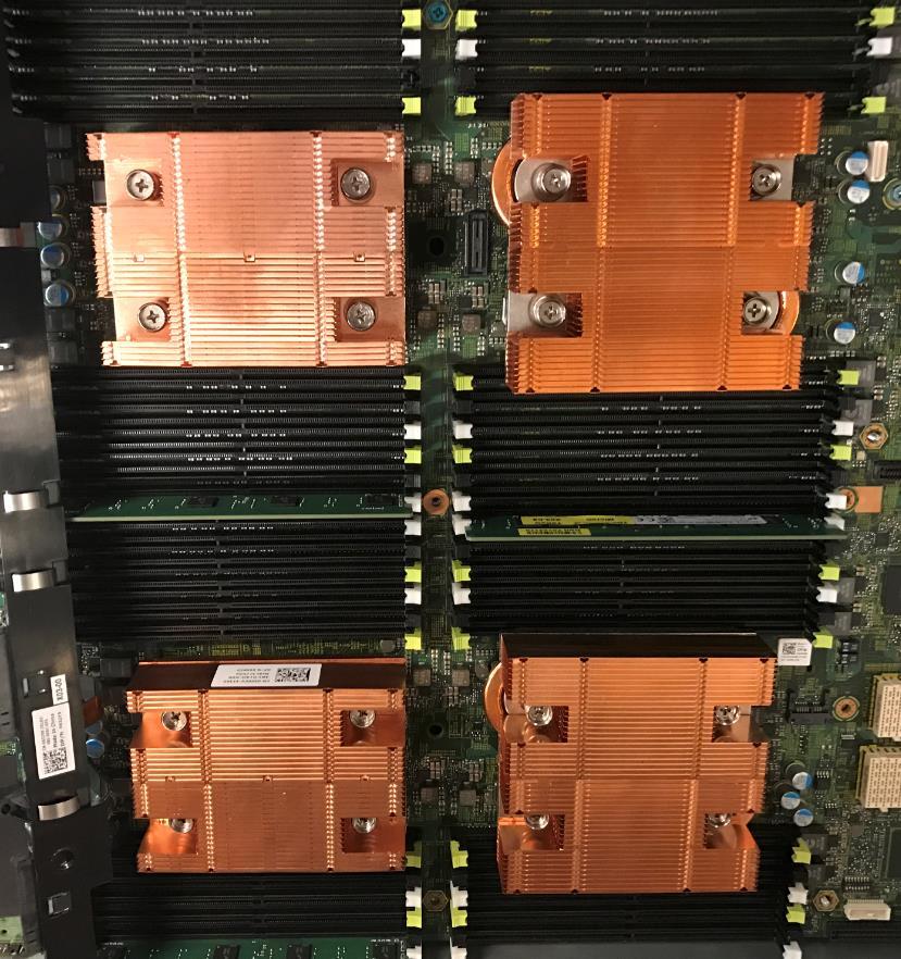 HARDWARE SERVER REALITIES Pictured - Current Intel Xeon - 4 processors 48 DIMMs Memory Bandwidth requirements are driving up the number of memory channels Growing!