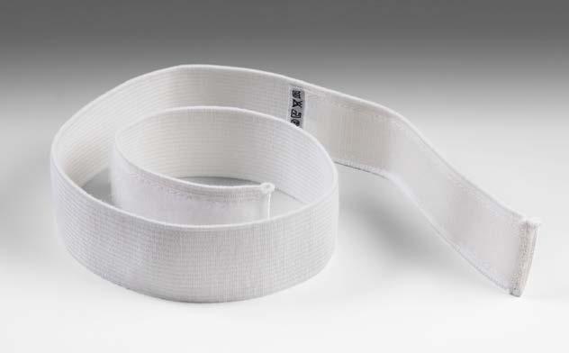 Accessori Accessories CM/01 Cintura elastica bianca White elastic belt Pompa portata alla vita Pompa indossata con cintura