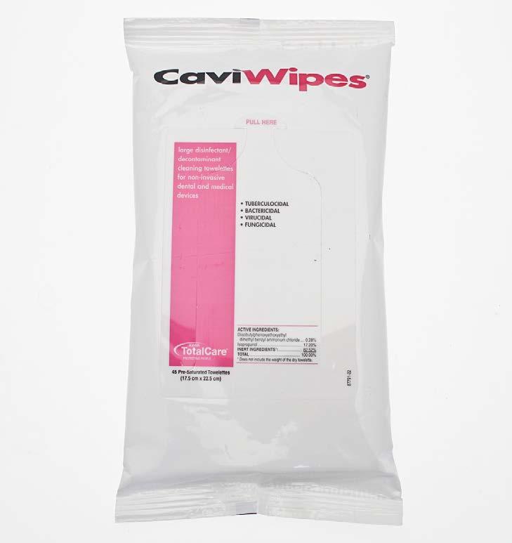 Accessori pulizia Cleaning accessories CaviWipes Salviette disinfettanti per superfici e