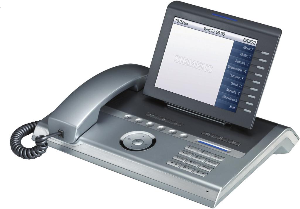 Infmation OpenStage IP phones The Open Unified Communication Devices OpenStage is a totally new generation of phones which sets the benchmark f Open Unified Communications.