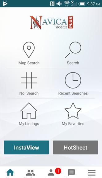 Working With Listings Navica Mobile Plus is more than a simple search engine.