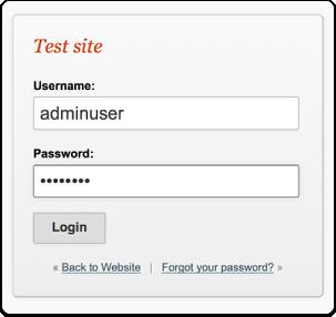 Login To log in to your GetSimple CMS admin area start at your domain address with /admin added to the