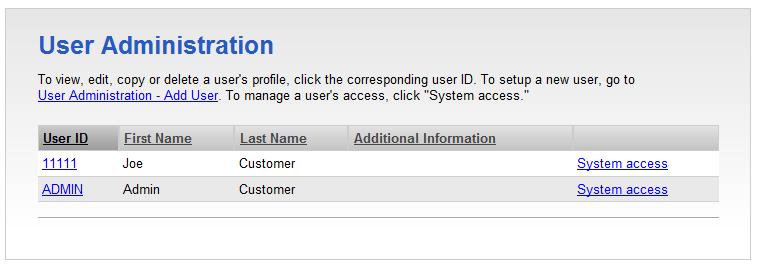Click the View/Change link associated with the service. 3. Assign user limits as described in the Modifying Limits section on page 29. 4. Click Save changes.