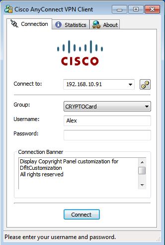 CHAPTER 2 Cisco ASA AnyConnect Client The Cisco ASA device can dynamically display login fields based on the settings defined in each Group Profile.