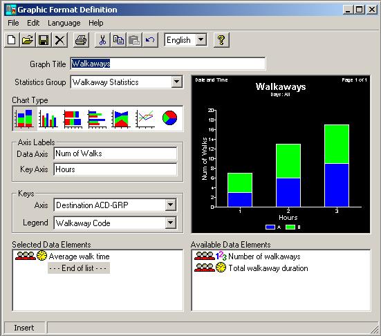June 2005 Historical reports Graphic formats The Graphic Format Definition window (see Figure 82) is used to define personal or public graphic formats.