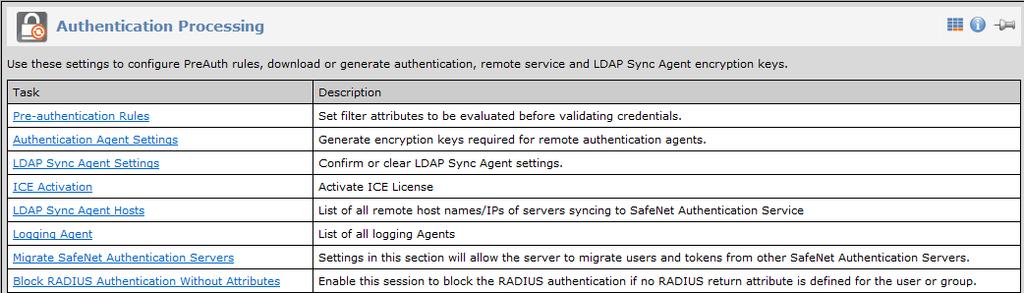 14 VS > COMMS additional functionality such as chained authentication (LDAP authentication followed by OTP authentication) and static password validation against Active Directory.
