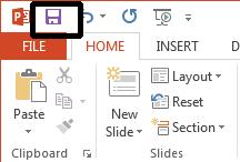 PowerPoint 2013 Intermediate Page 81 Click on the Save button. Close the file. You have now edited your template.