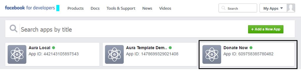 Parameters into the App on Facebook and Page Tab sections
