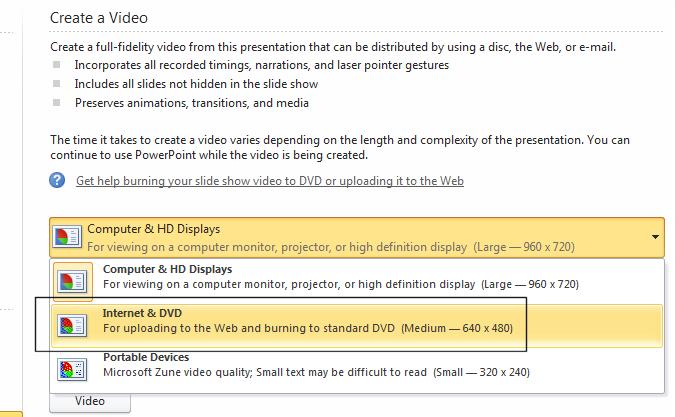 PowerPoint 2010 Advanced Page 196 Click on the down arrow to the