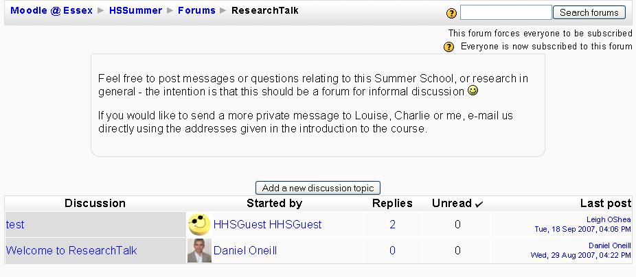 How do I use a forum in Moodle? The forum is a key communication tool in Moodle and works like any bulletin board in that it allows users to post messages and respond to each other s contributions.
