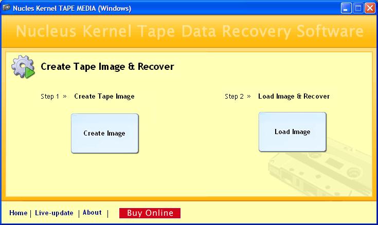 4. Recovering Deleted Data Now that you have complete familiarity of the user interface of Kernel for Tape, you are ready to recover deleted data.