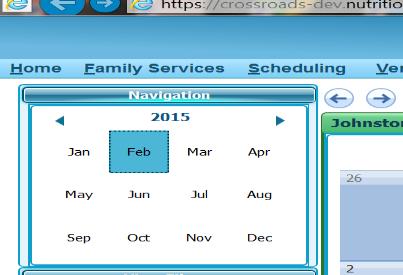 the appintment Navigatin Calendar Use the mini calendar t