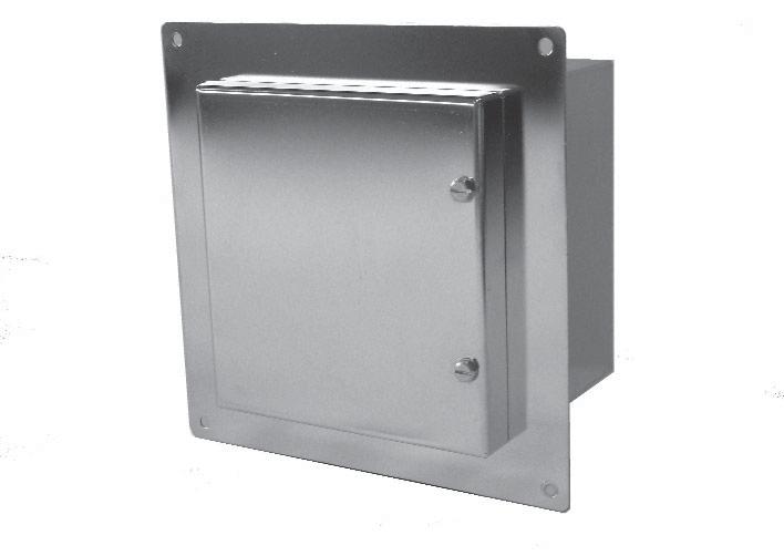 vertical mounted applications protects critical electronics and instrumentation Electro-polished stainless steel offers higher corrosion resistance than brushed stainless steel Available with 0 or 1