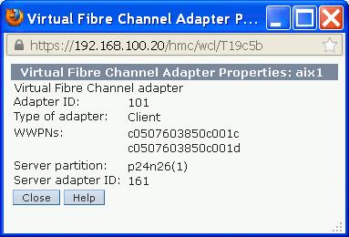 Figure 3-16 Displays WWPNs for a virtual fiber channel adapter 3.6.4 Conclusion There are different reasons for using each type of disk virtualization method, and in some cases there may be a need to use a combination of the two.