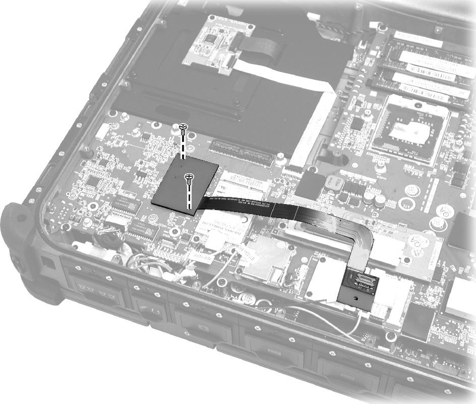 Only for X500 models with 3G module: Find the FPC (Flexible Printed Circuit).