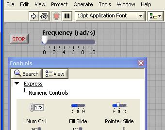 Click here to change font size and styles of selected texts. Figure 14. Setting a horizontal slider.