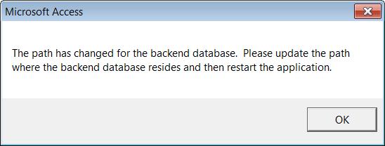 Frontend database, you will have to update where the backend database
