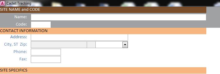 This screen will be configured based on your site s information and a site logo of your