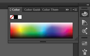 Color menu à 15. In the swatches menu you can instead select certain color shades. Add a swatch by first clicking on the single page icon.