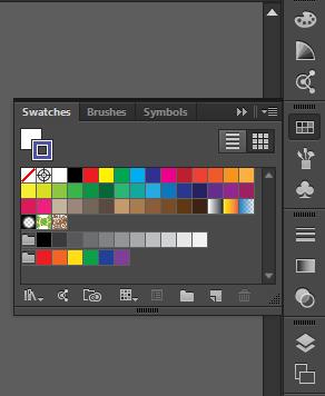 Another method to select a color is by using the eyedropper tool. After clicking the eyedropper tool, left click anywhere on the page to select a color.